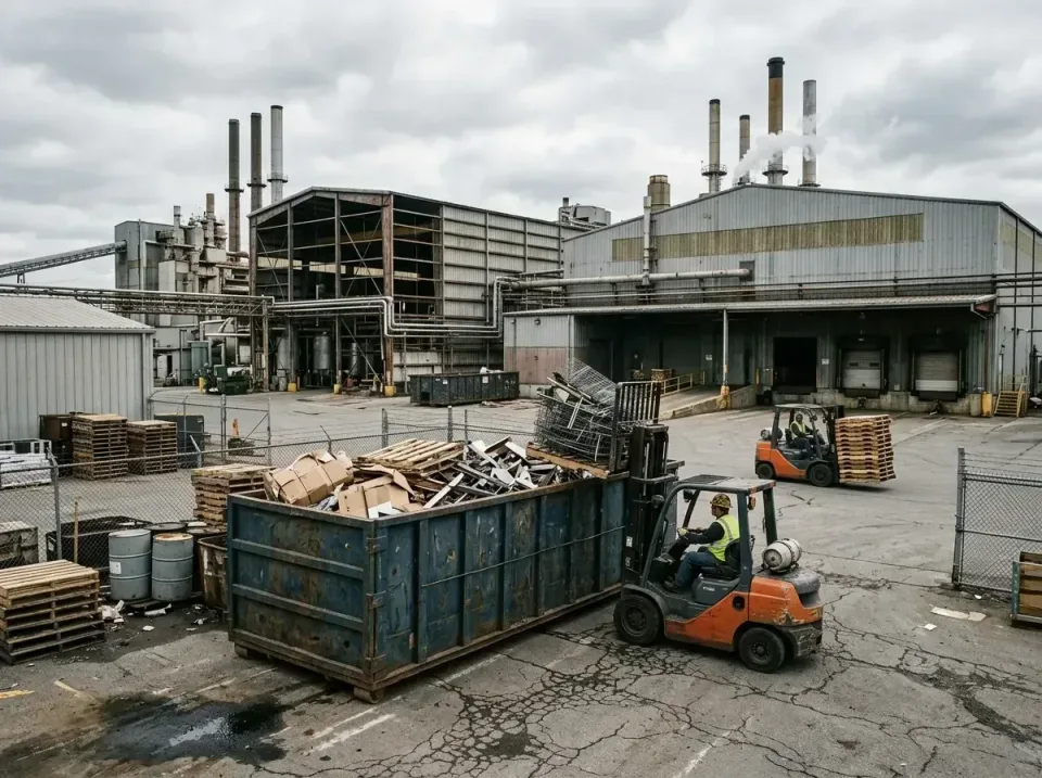 industrial-factory-scrap-conta-003 — frequently asked questions, Cheap Roll-off Dumpster Rentals in East Tawas, MI